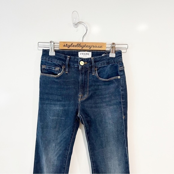 Frame Le Crop High-Rise Mini Boot Jeans - Picture 4 of 12